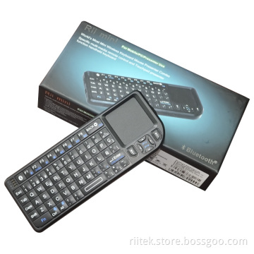 Rii Mini Bluetooth Keyboad (Spanish Layout) With Backlight/Laser Pointer for iPad/ iPod Touch /iPhone4/ PS3/Smart Phone/Samsung Galaxy Tablet